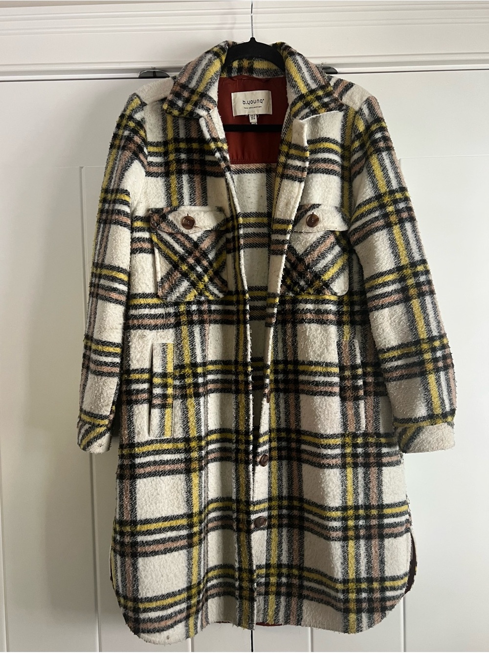 Flannel Plaid Women’s Jacket, Duster